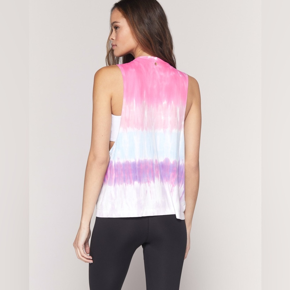 Spiritual Gangster Active Flow Peace Tank Tie Dye - Picture 3 of 7